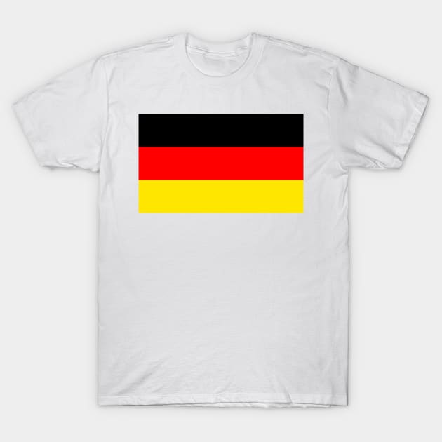 Germany Flag T-Shirt by Bravuramedia